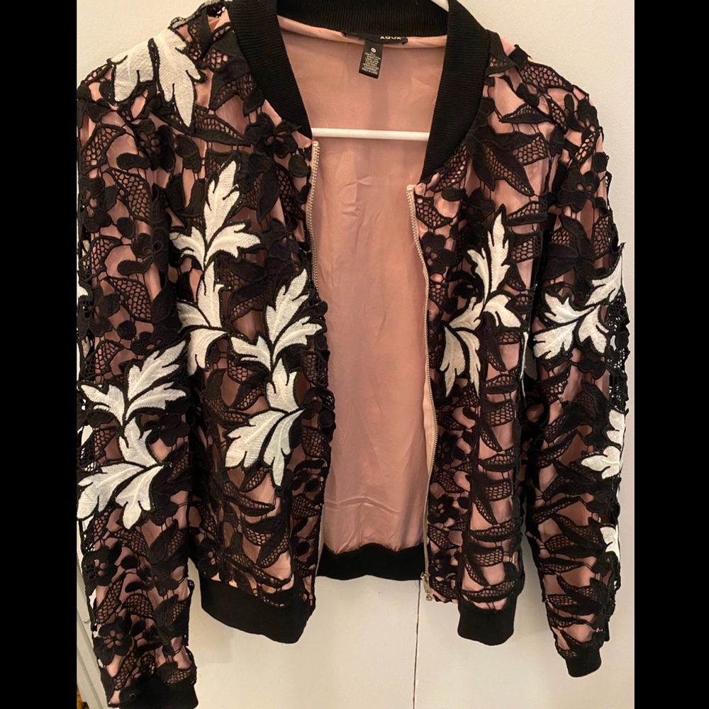 Aqua from Bloomingdales Bomber Jacket